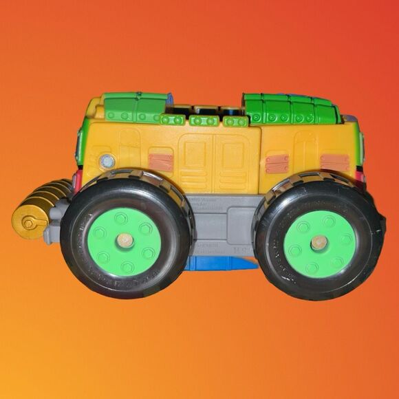 2015 TMNT Half Shell Heroes Mutations Transforming Shellraiser to Recycle Truck - Picture 2 of 9